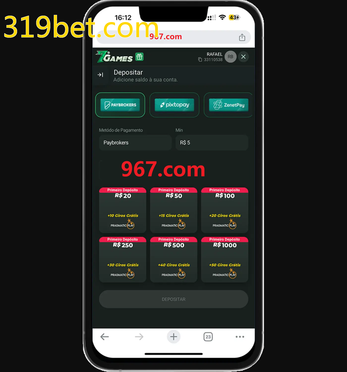 Baixe o aplicativo 319bet.com para jogar a qualquer momento